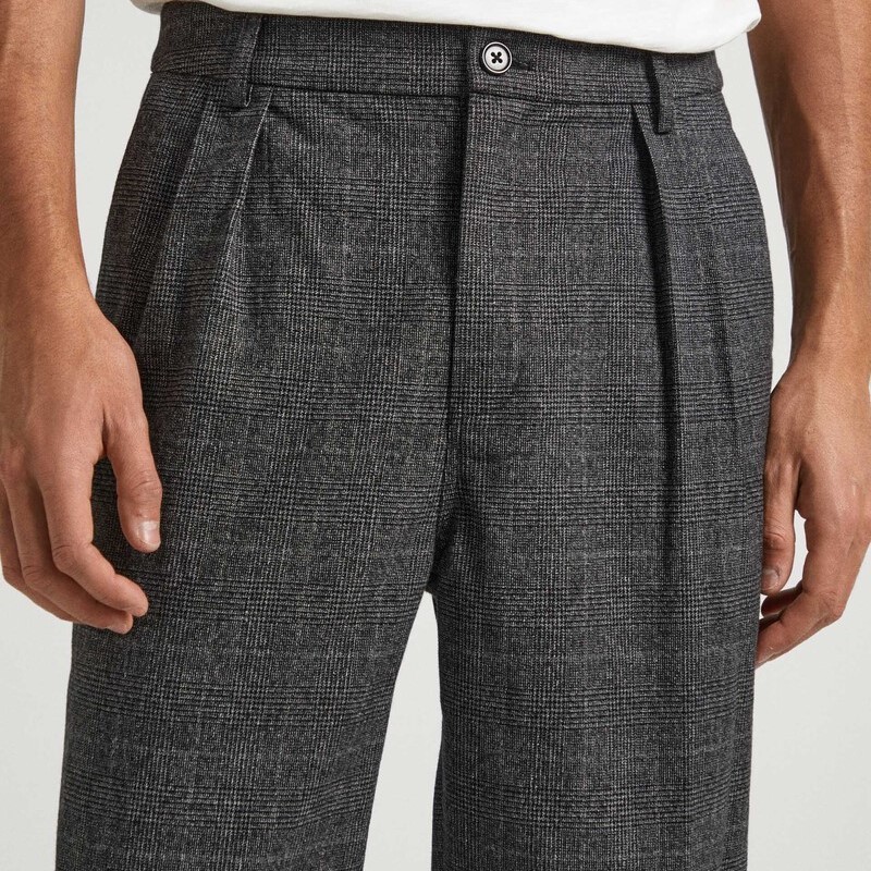 Παντελόνι Checked Harrison Grey Marl Pepe Jeans