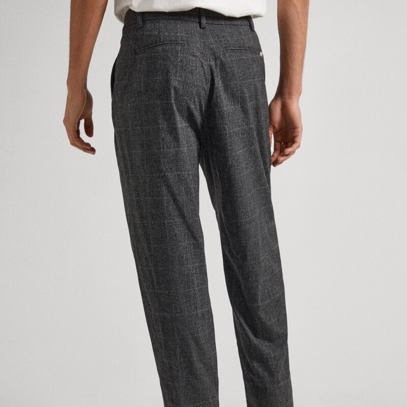 Παντελόνι Checked Harrison Grey Marl Pepe Jeans