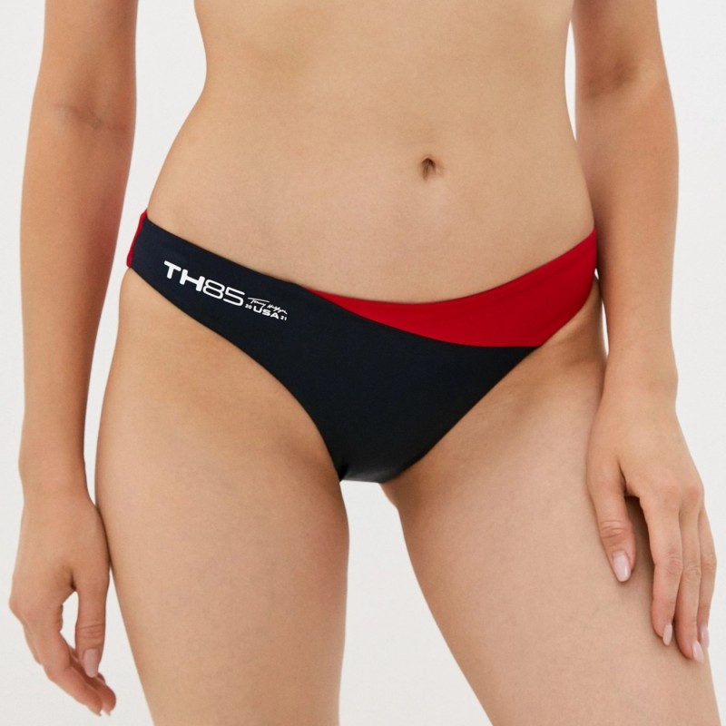 Μπικίνι σετ Μαγιό Basic & Triangle Fixed Primary Red Tommy Hilfiger