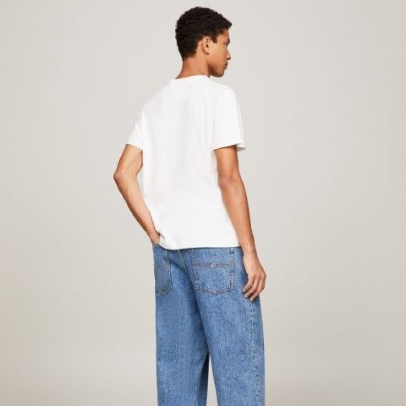 T-shirt TJM Classic Jersey C neck White Tommy Jeans