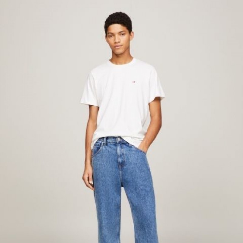 T-shirt TJM Classic Jersey C neck White Tommy Jeans
