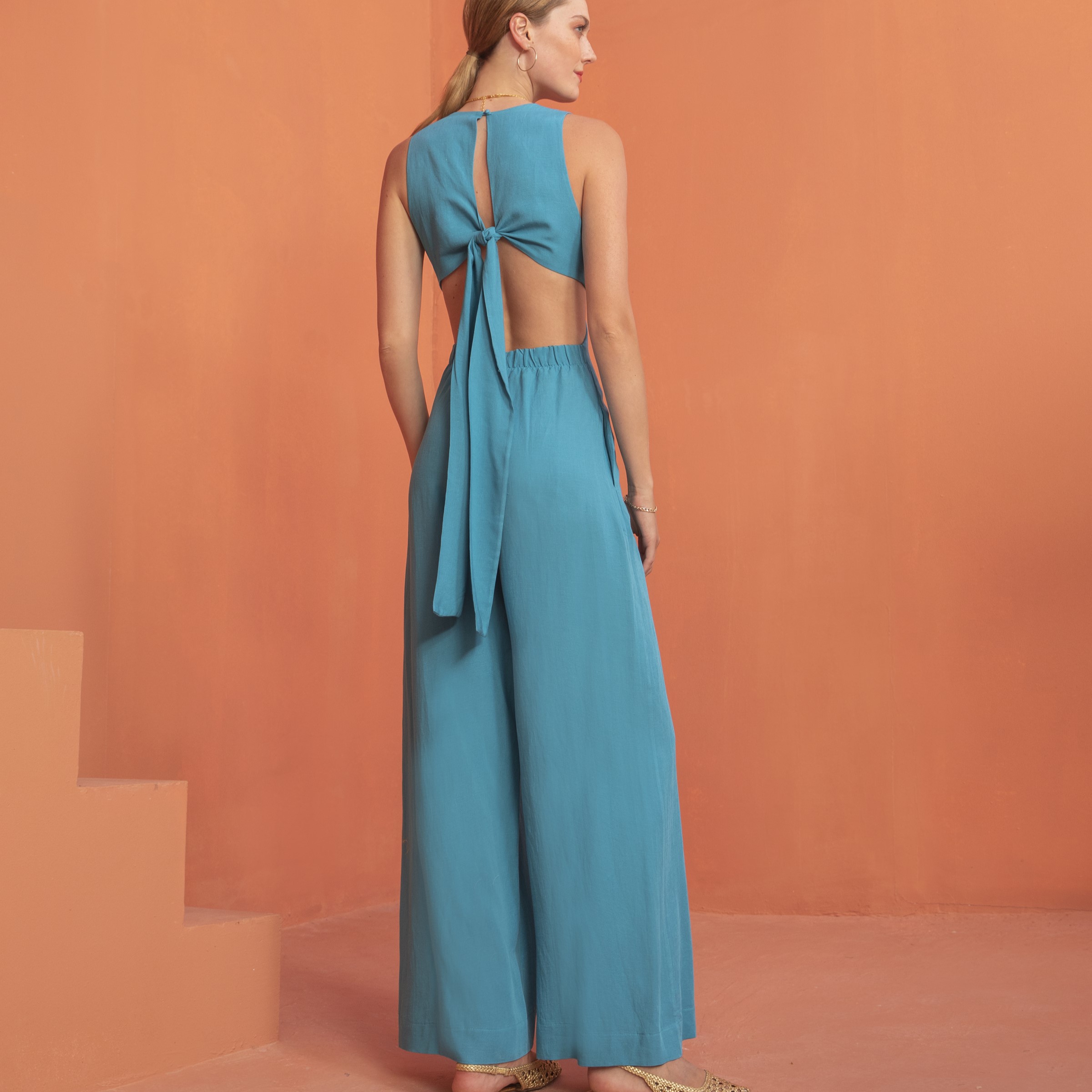 Jumpsuit Petrol Moutaki