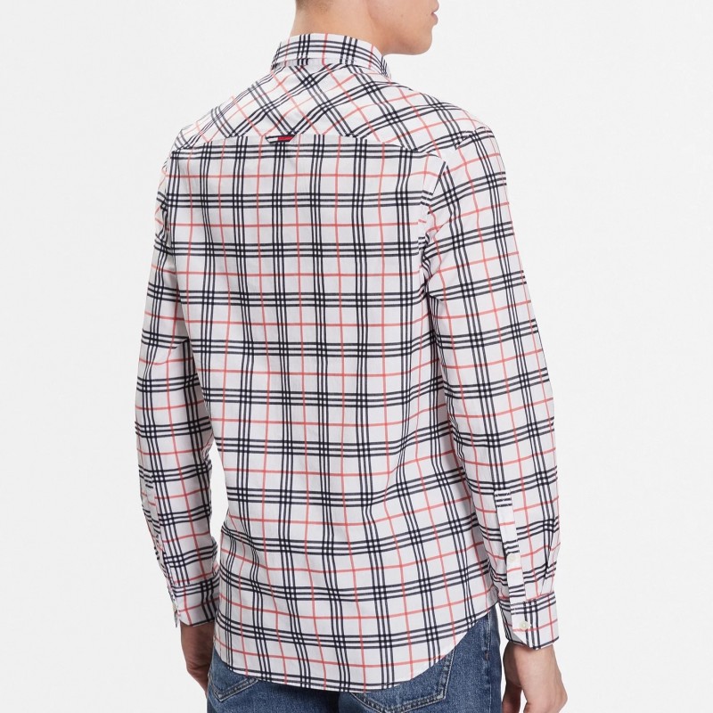 Πουκάμισο TJM CLSC Small Check White Tommy Jeans