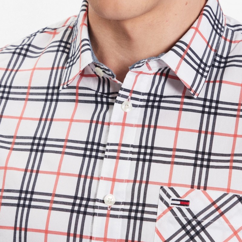 Πουκάμισο TJM CLSC Small Check White Tommy Jeans