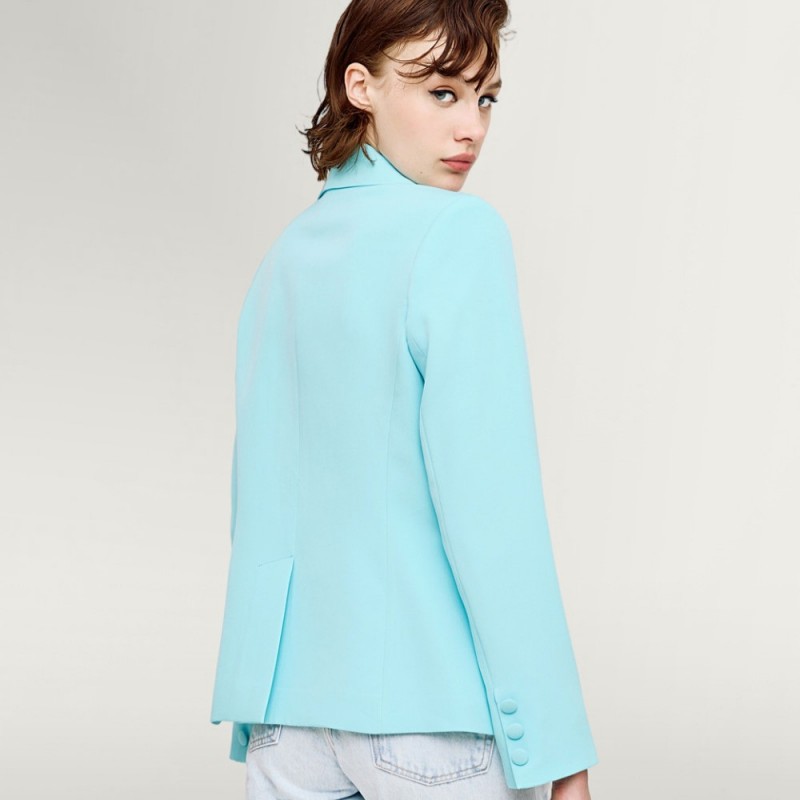 Middle single button jacket Aqua Access