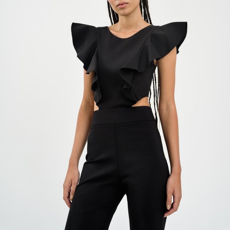 Ruffled jumpsuit Black Access