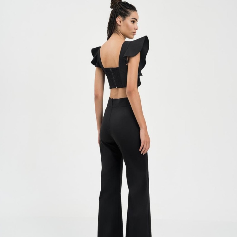 Ruffled jumpsuit Black Access