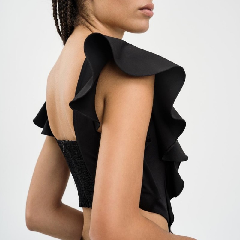 Ruffled jumpsuit Black Access