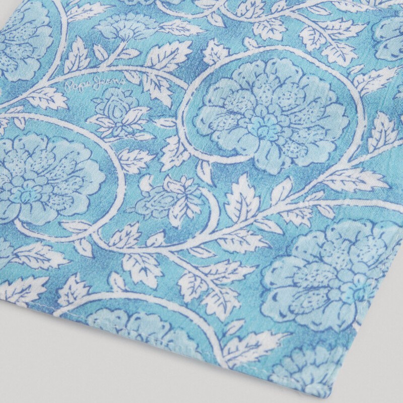 Μαντήλι All over Floral print Nolatha Aqua Blue Pepe Jeans