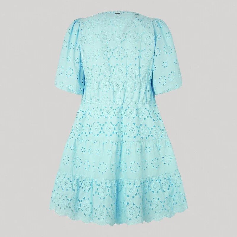 Φόρεμα Mini Delia Aqua Blue Pepe Jeans