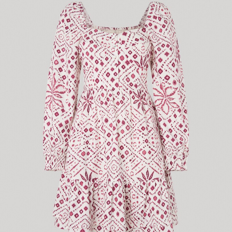 Φόρεμα Mini με γεωμετρικό print Doxa Pepe Jeans