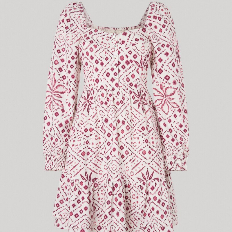 Φόρεμα Mini με γεωμετρικό print Doxa Pepe Jeans