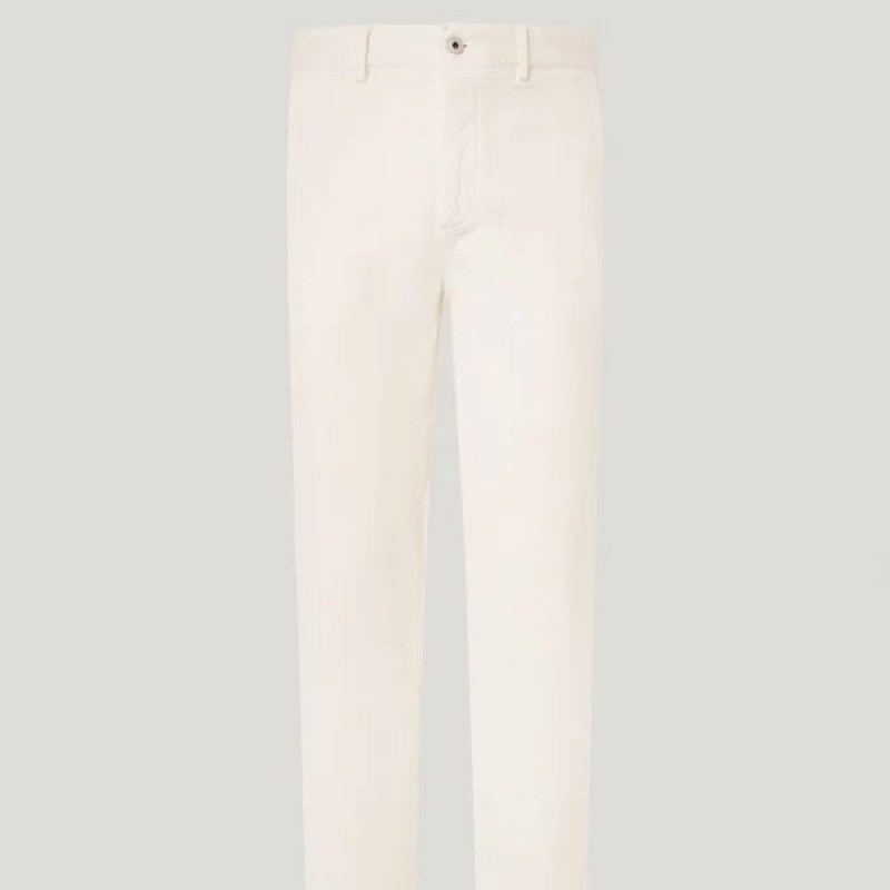 Παντελόνι Chino Slim Corduroy Ivory White Pepe Jeans