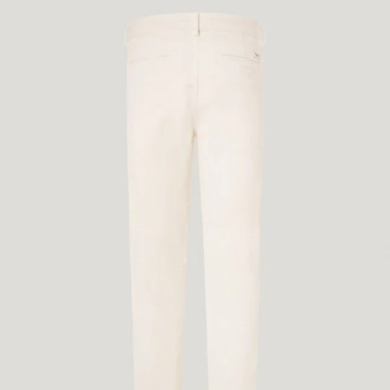 Παντελόνι Chino Slim Corduroy Ivory White Pepe Jeans