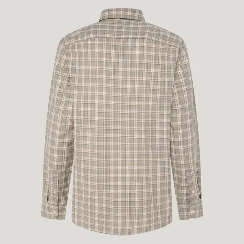 Shirt Checked Slim Winter Mint Green Pepe Jeans