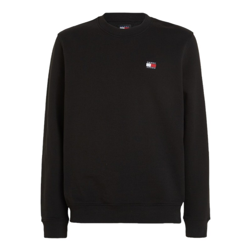 Φούτερ TJM Reg Badge Crew Black Tommy Jeans