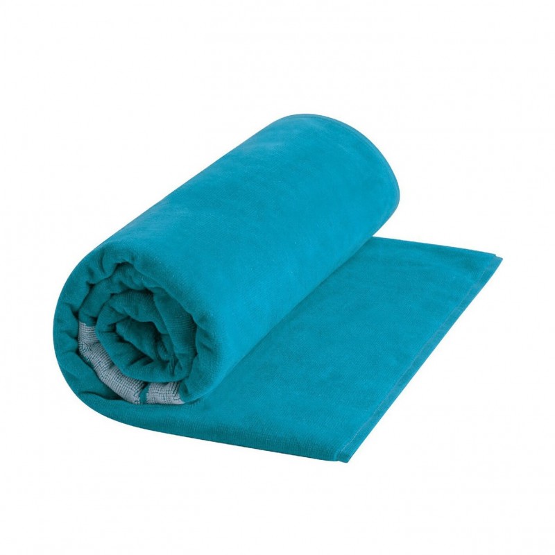 Beach towel Logo print Dark Turquoise Blue Pepe Jeans