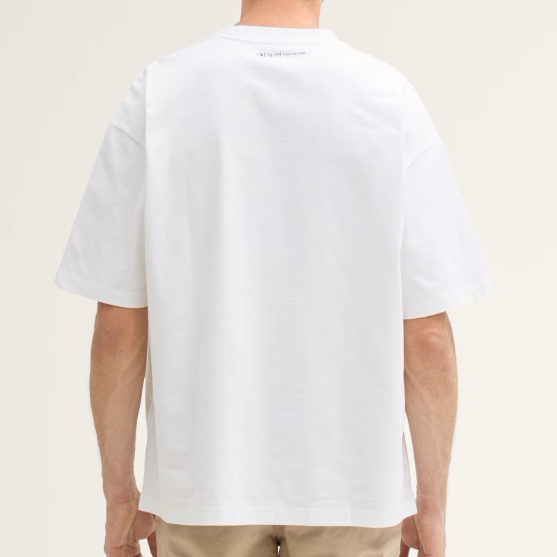 Μπλούζα με κοντό μανίκι white Tom Tailor
