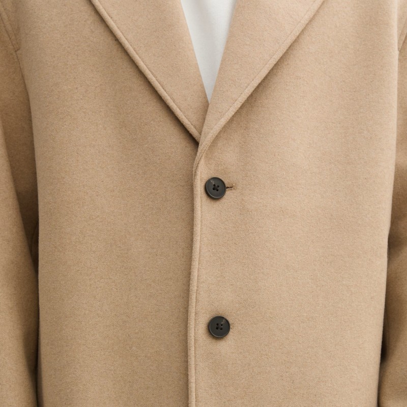 Παλτό wool blend Relaxed Beige Tom Tailor