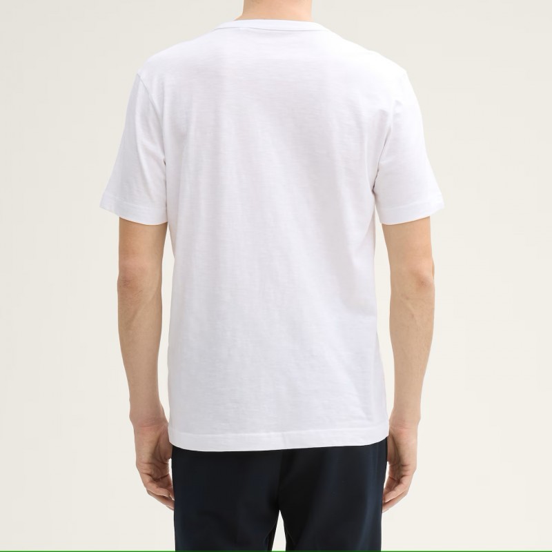Μπλούζα με κοντό μανίκι white Tom Tailor