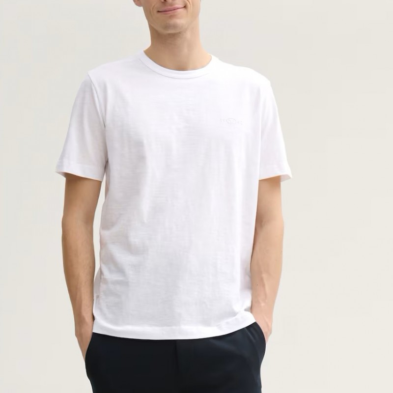 Μπλούζα με κοντό μανίκι white Tom Tailor