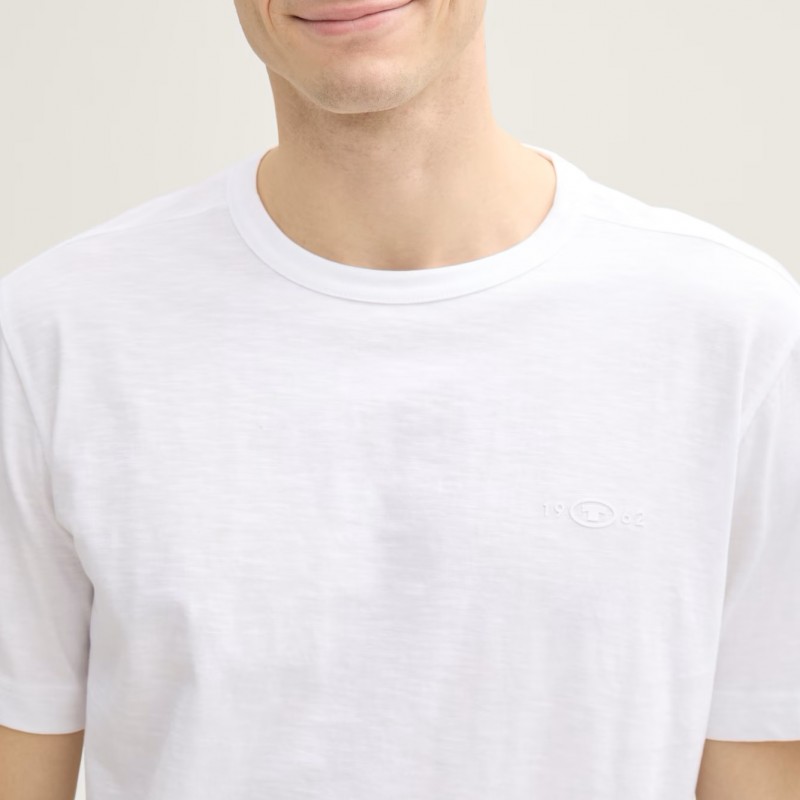 Μπλούζα με κοντό μανίκι white Tom Tailor
