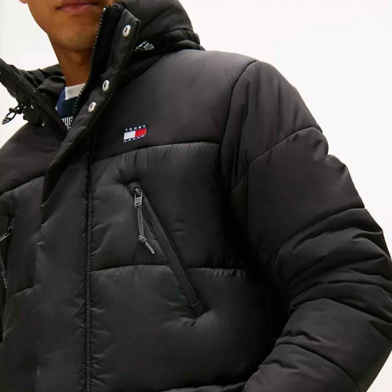 Μπουφάν TJM padded parka Black Tommy jeans