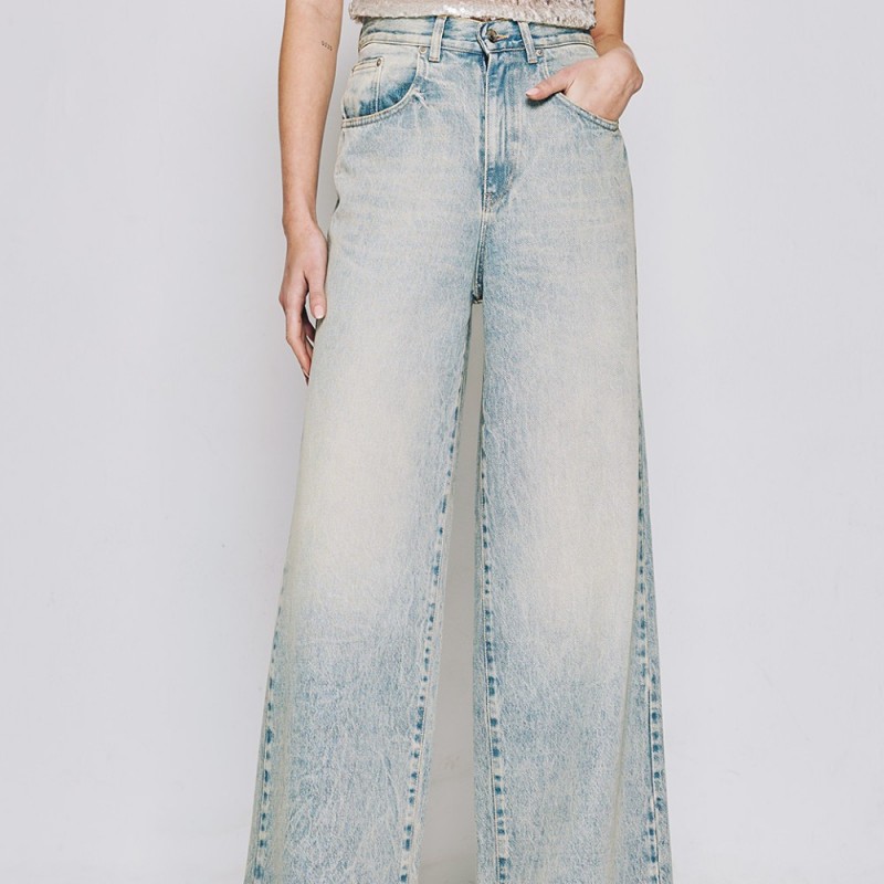 Παντελόνι Denim με ξεβαμμένη όψη Dirty Access