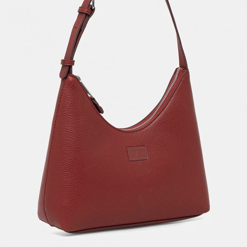 Τσάντα γυναικεία must shoulder maroon Bordeaux Tommy Jeans