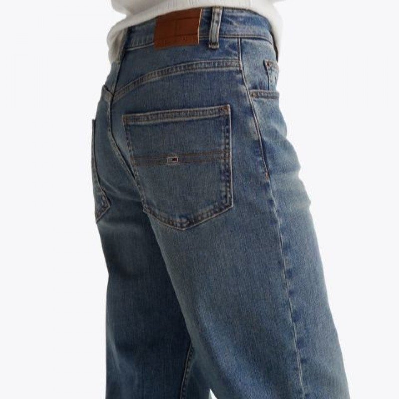 Παντελόνι τζιν Mia Mid Relaxed Straight AI6133 Denim Medium Tommy Jeans