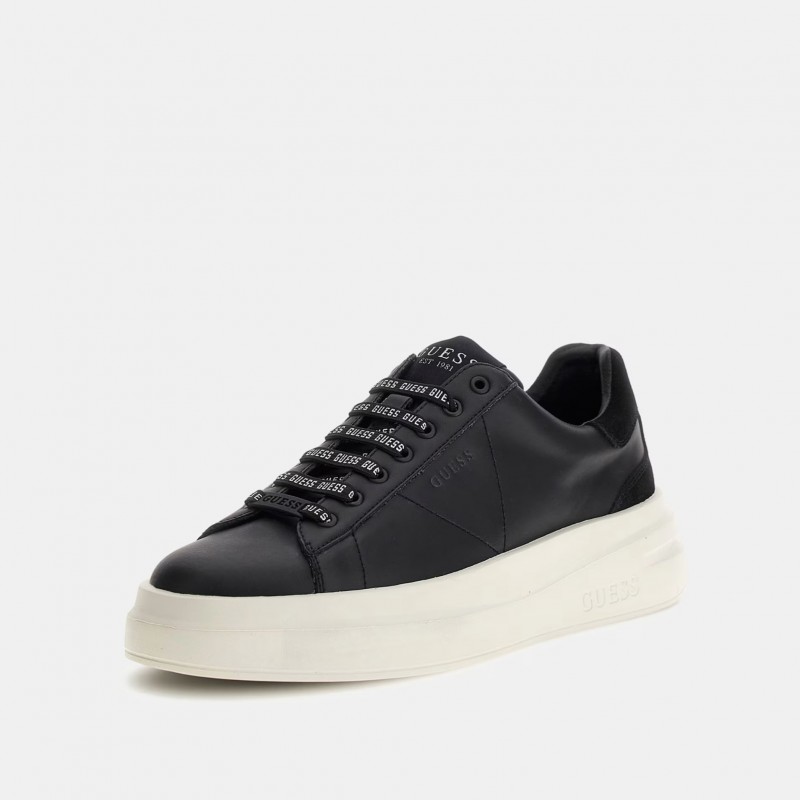 Sneakers Elba με κορδόνια με λογότυπο black Guess
