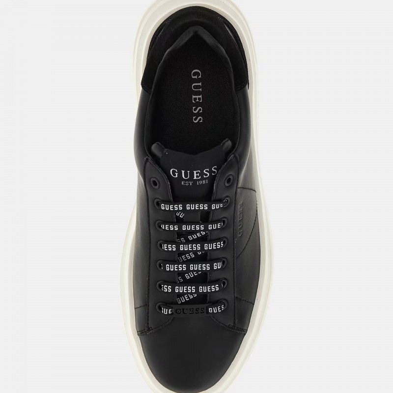 Sneakers Elba με κορδόνια με λογότυπο black Guess