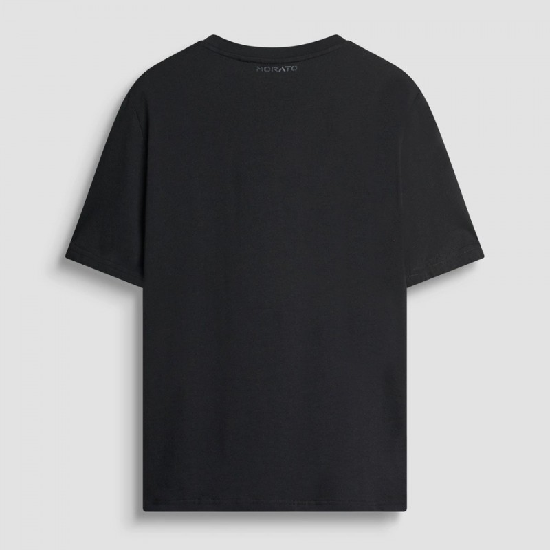Μπλούζα με κοντό μανίκι Jersey Tiger print Black Antony Morato