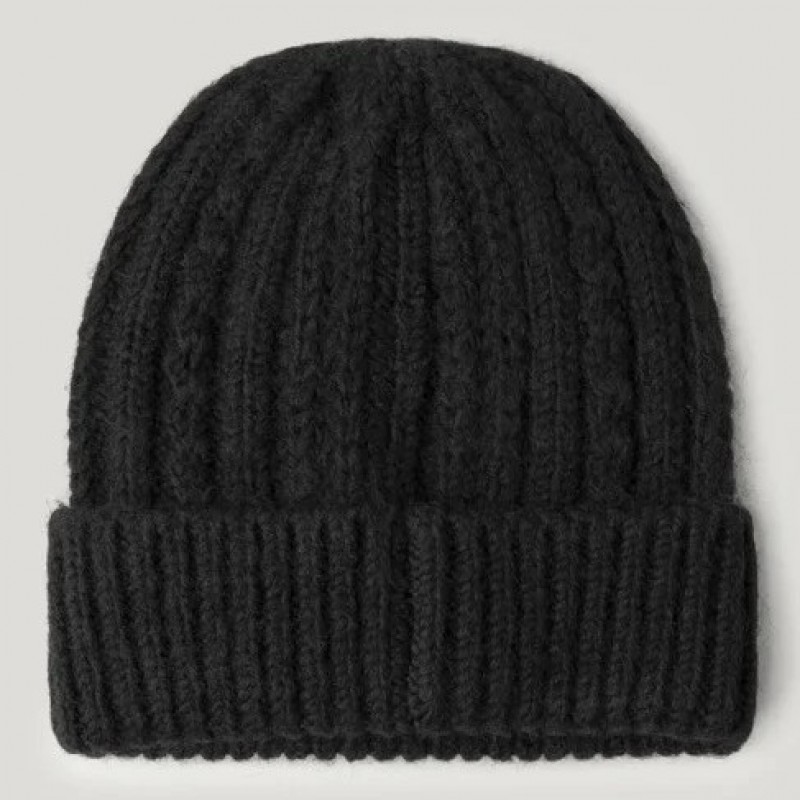 Cable knit hat Francis Black Pepe jeans