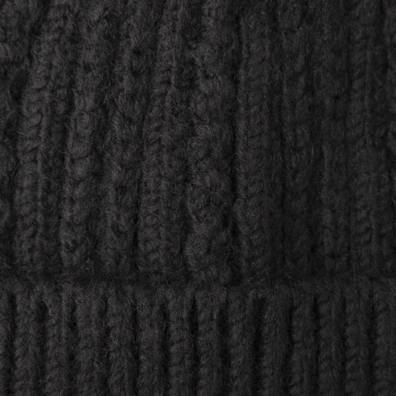 Cable knit hat Francis Black Pepe jeans
