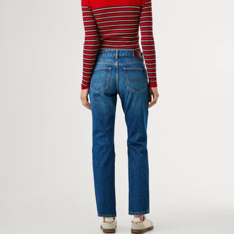 Παντελόνι τζίν Mary straight Blue Pepe jeans