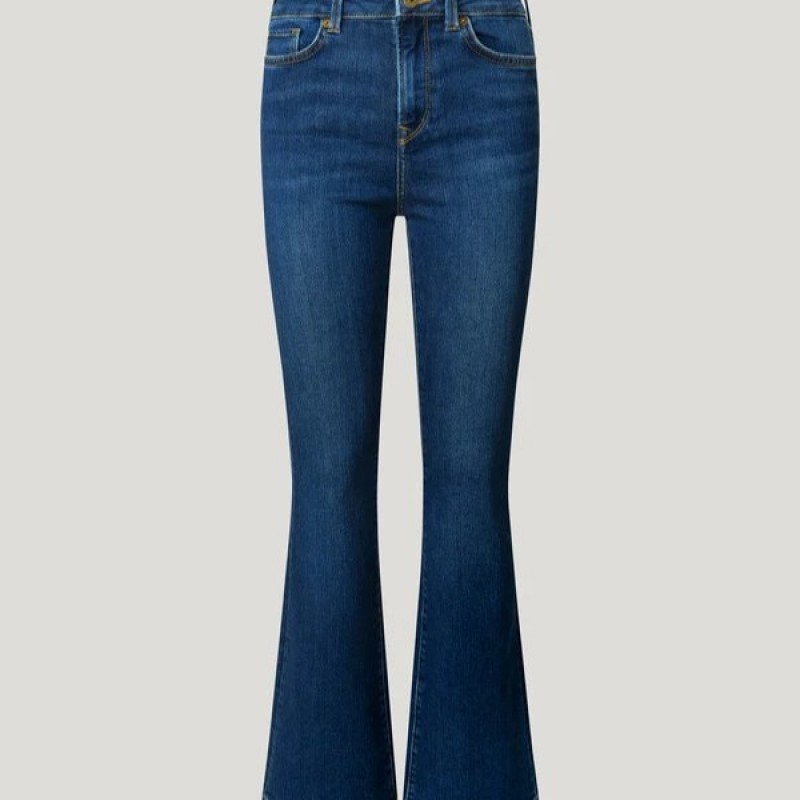 Jean high-rise Flare dion Blue Pepe jeans