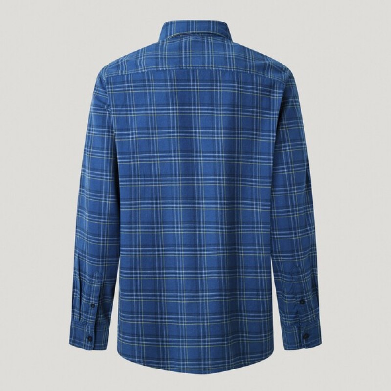 Πουκάμισο Alan Checked Sterling Blue Pepe Jeans