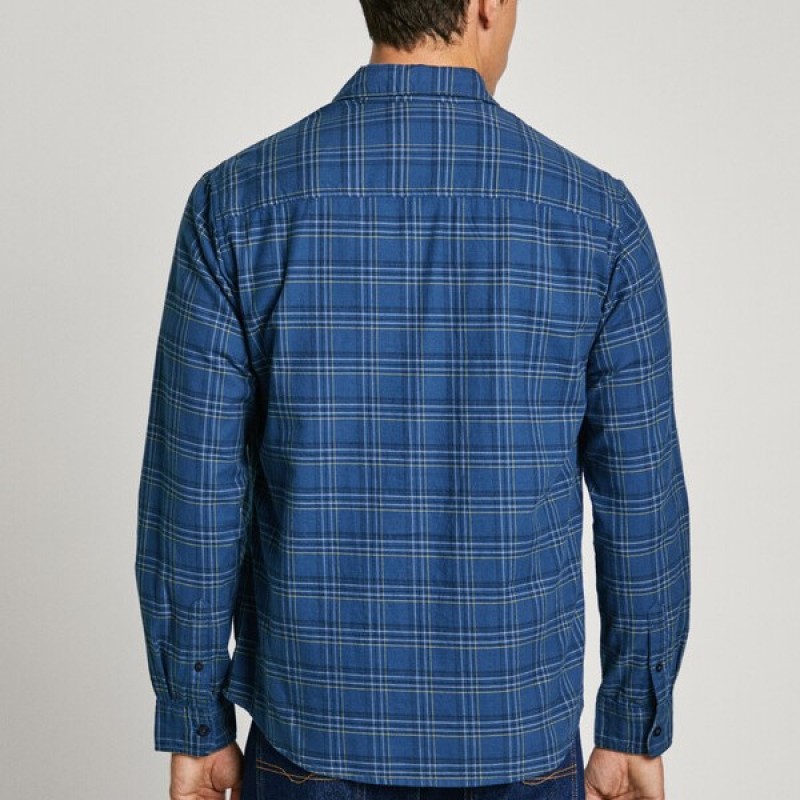 Πουκάμισο Alan Checked Sterling Blue Pepe Jeans