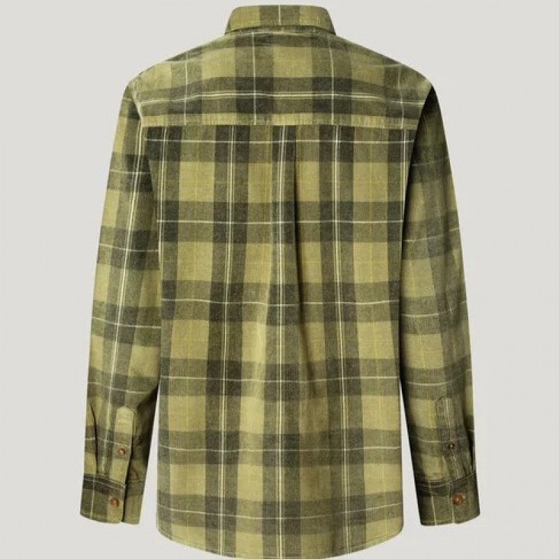 Πουκάμισο regular fit Caster Olive Pepe jeans