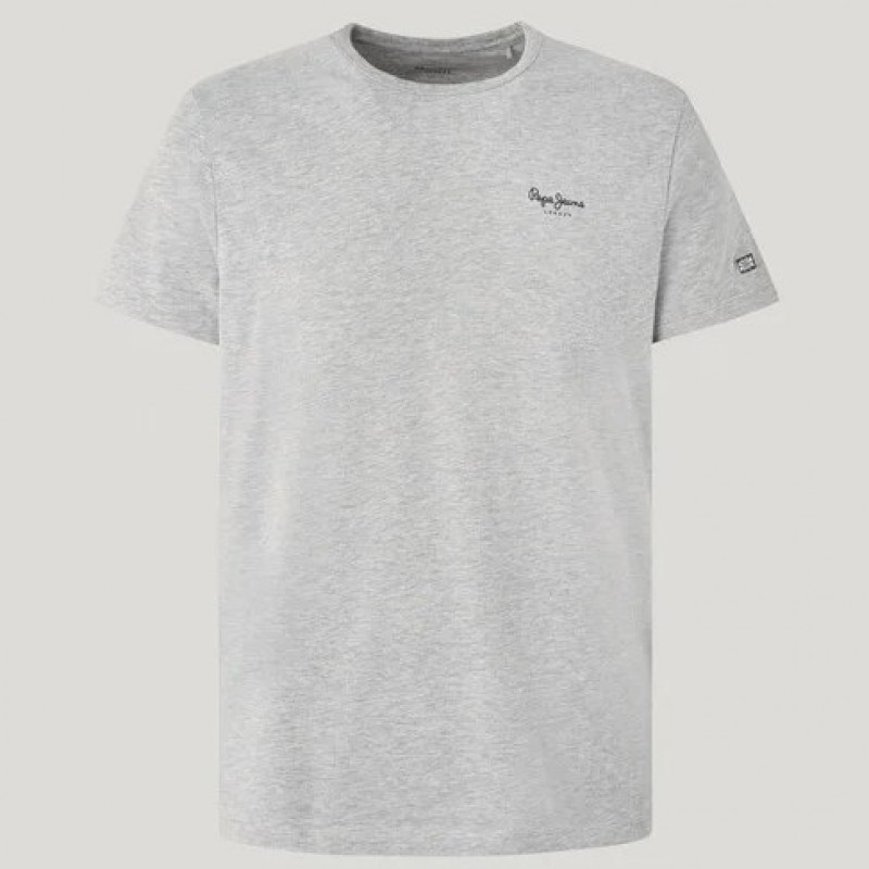 T-shirt original basic Grey Pepe jeans