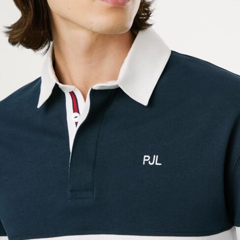 Μπλούζα με μακρύ μανίκι Polo Ralf Blue Pepe jeans