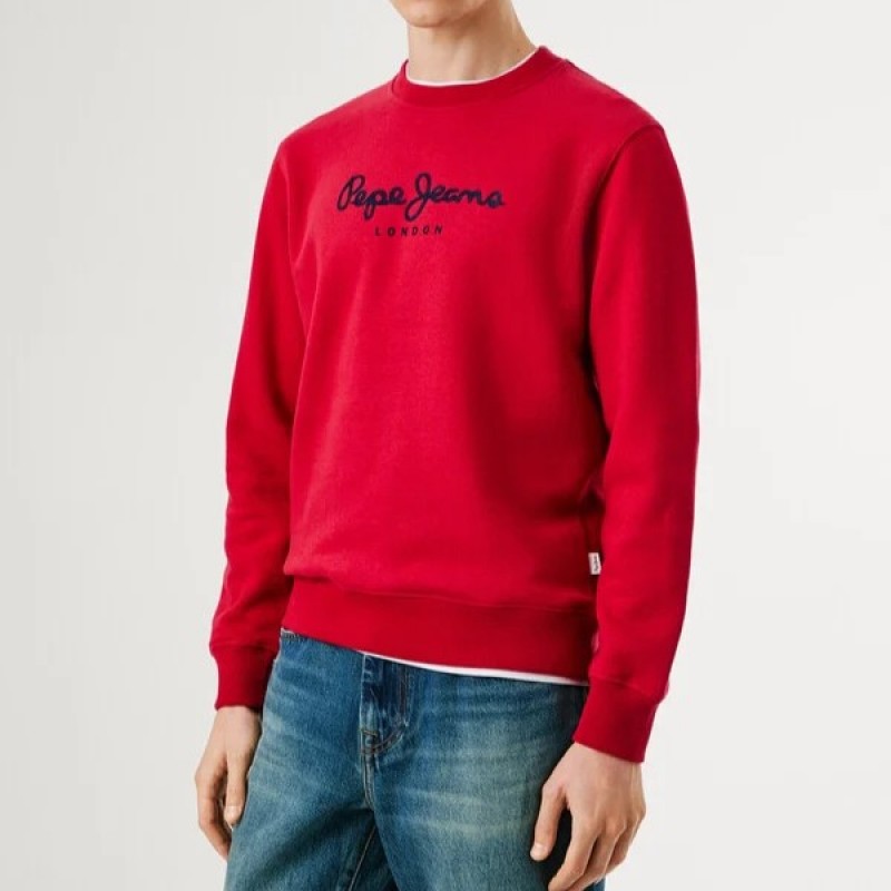 Φούτερ Macbeth plain crew Red Pepe jeans