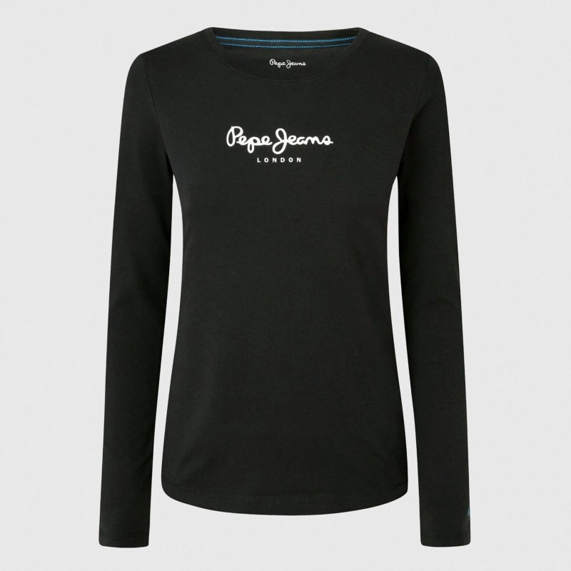 Blouse long sleeved New virginia Black Pepe jeans