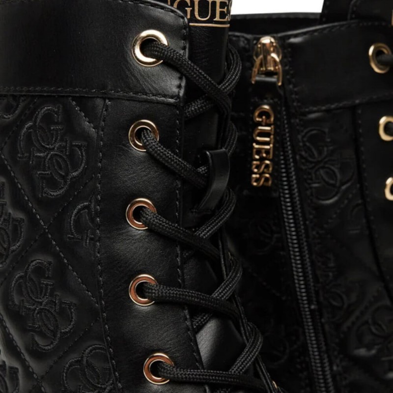 Μποτάκια γυναικεία Yancee Black Guess