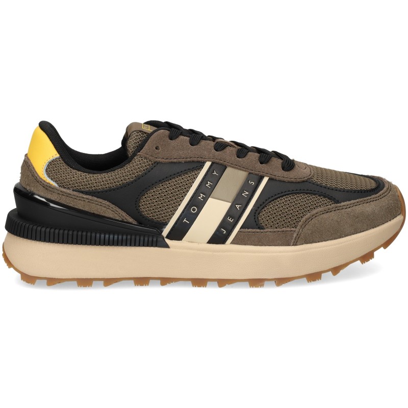 Παπούτσια ανδρικά TJM Technical runner ess Brown Tommy jeans