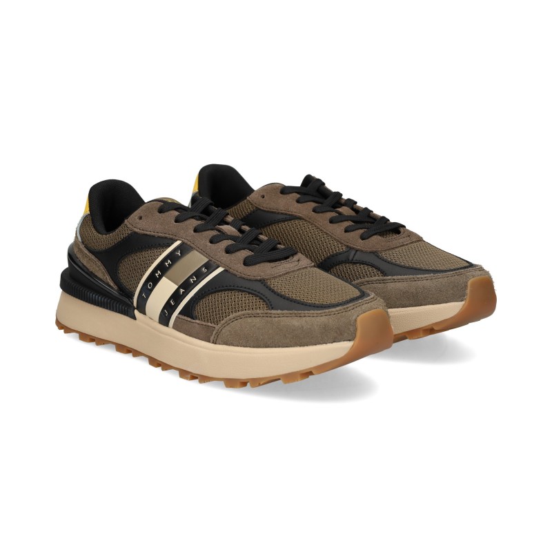 Παπούτσια ανδρικά TJM Technical runner ess Brown Tommy jeans