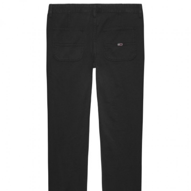 Pants chino regular black Tommy jeans