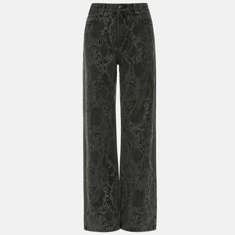 Hot fix jeans Grey Lynne