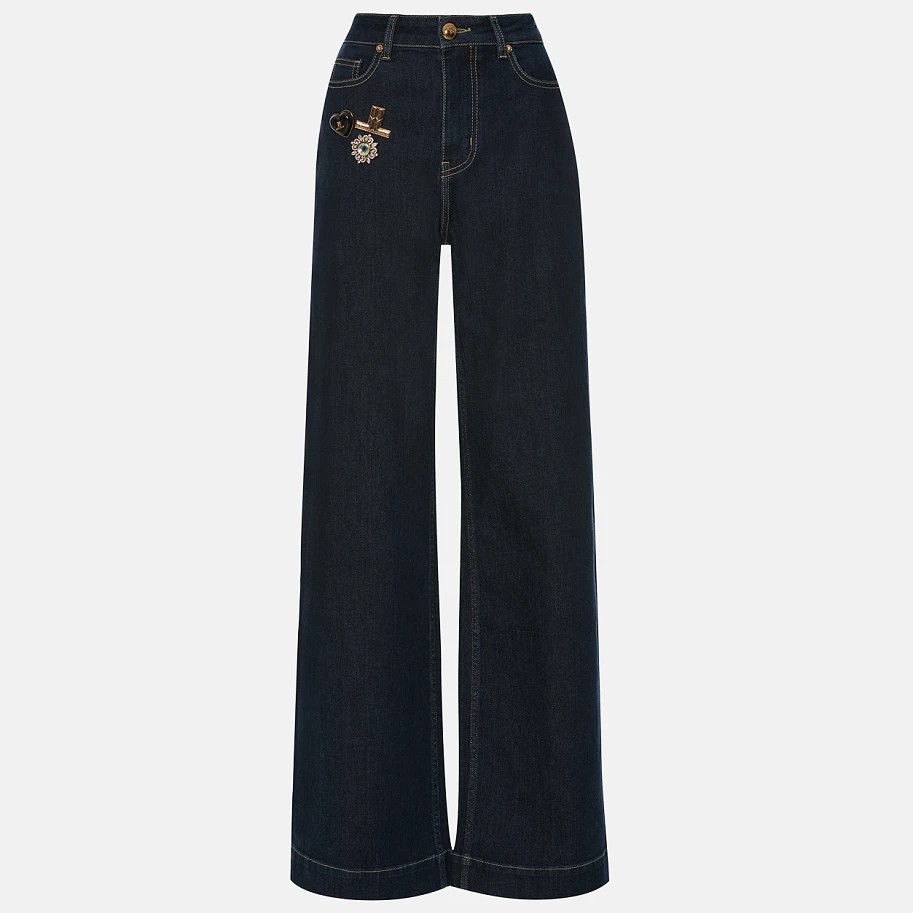 High-waisted jeans Blue Lynne